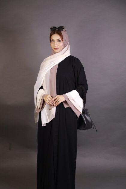 Nude Flap Abaya