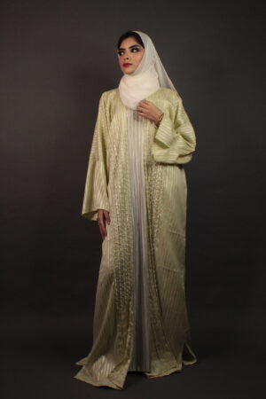 Pearl Lime Abaya