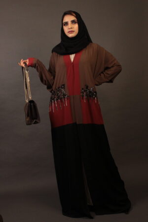 Scarlet Fusion Abaya