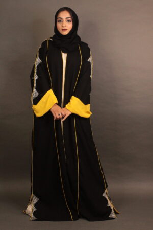 Sunlit Ebony Abaya