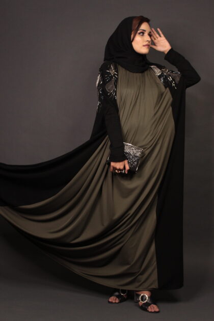 Dark Sage Abaya