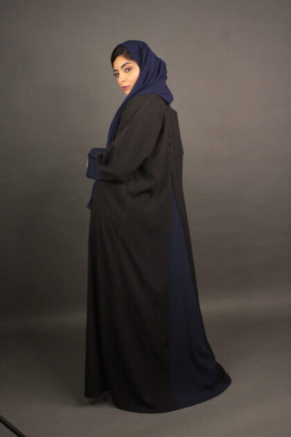 Noir Blue Abaya