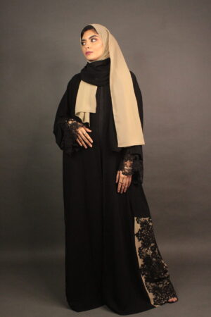 Lace Veil Abaya