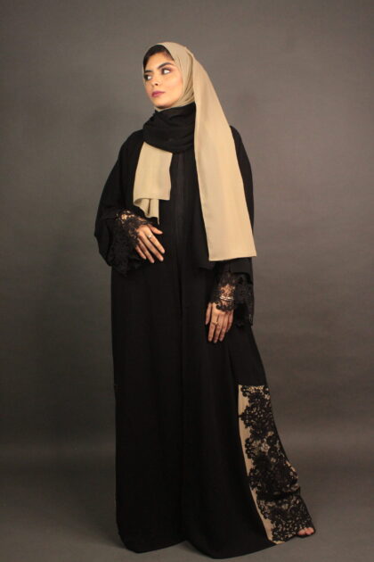 Lace Veil Abaya