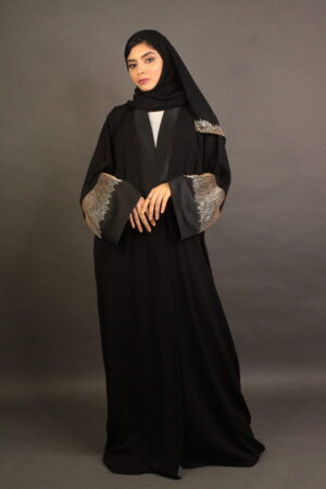 Shaded Sleeve Abaya