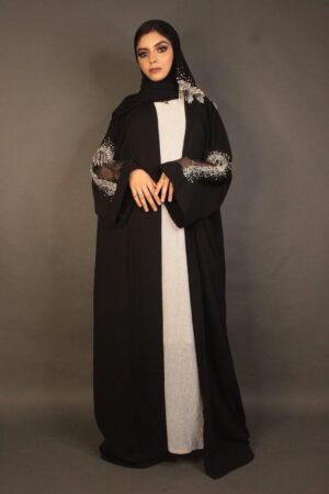 Tassel Sleeve Abaya