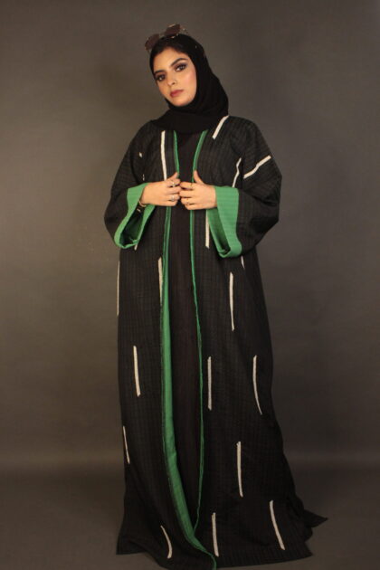 Linear Emerald Abaya