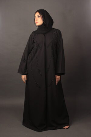 Safa Black Abaya