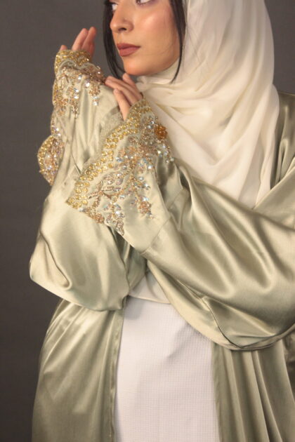 Golden Dusk Abaya