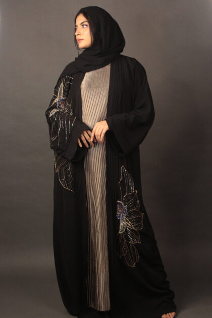 Raven Petal Abaya