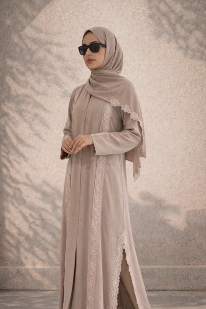 Casual Lace Abaya