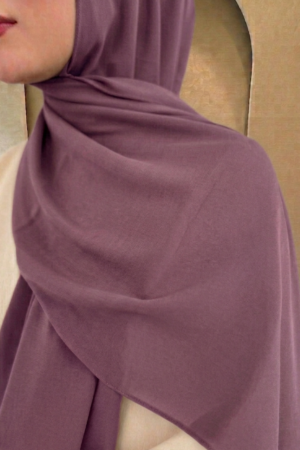Pink Korean Chiffon Hijab