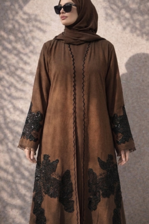 Brown Ember Abaya