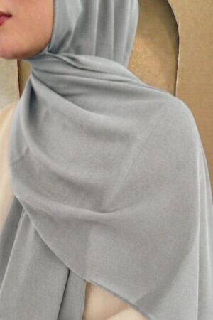 Blue Korean Chiffon Hijab